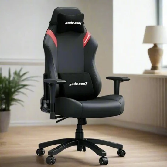 Andaseat LUNA Series Large Gaming Chair - Black/Red